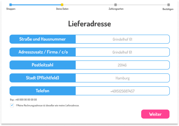 Unser Projekt Gestalten cart Unser Projekt Gestalten cart ein Foto
