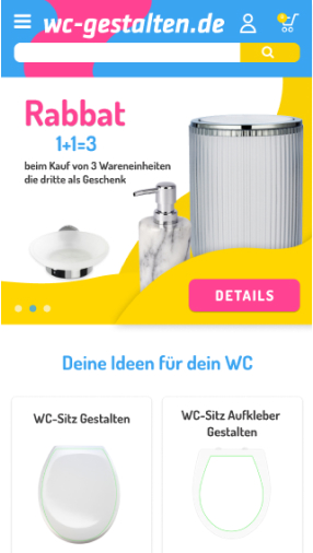 Unser Projekt Gestalten mobile Version Unser Projekt Gestalten mobile Version ein Foto